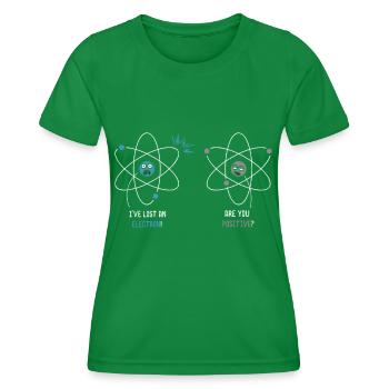 Quantum Physics Science Formula - Women's Functional T-Shirt - kelly green - Front - AI Model Female 172 dark (172cm)