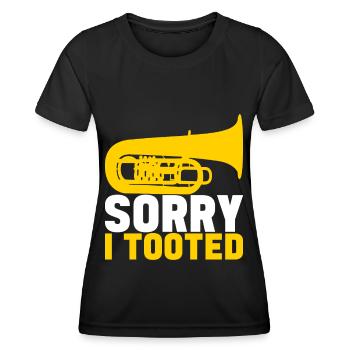 Tuba Tuba lecteur - T-shirt sport Femme - noir - Devant - AI Model Female 172 light (172cm)