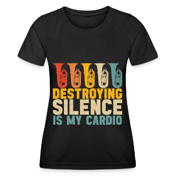 Tuba Tuba lecteur - T-shirt sport Femme - noir - Devant - AI Model Female 172 light (172cm)