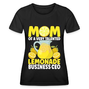 Limonade Limonadenstand - Frauen Funktions-T-Shirt - Schwarz - Vorne - AI Model Female 172 light (172cm)