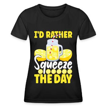 Limonade Limonadenstand - Frauen Funktions-T-Shirt - Schwarz - Vorne - AI Model Female 172 light (172cm)