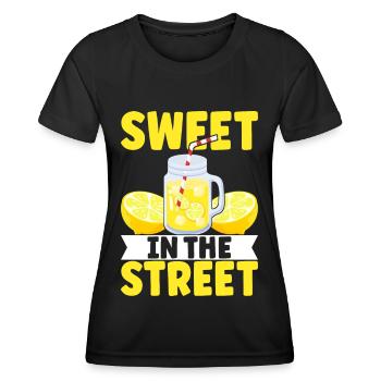 Limonade Limonadenstand - Frauen Funktions-T-Shirt - Schwarz - Vorne - AI Model Female 172 light (172cm)