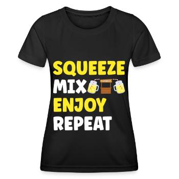 Limonade Limonadenstand - Frauen Funktions-T-Shirt - Schwarz - Vorne - AI Model Female 172 light (172cm)
