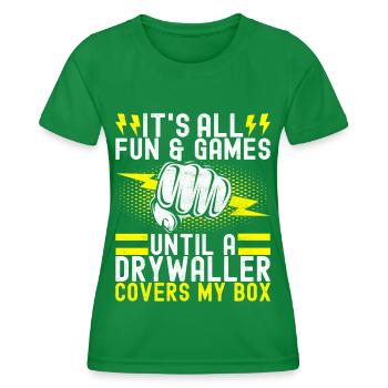 Électricien Technicien en électronique - T-shirt sport Femme - vert - Devant - AI Model Female 172 dark (172cm)