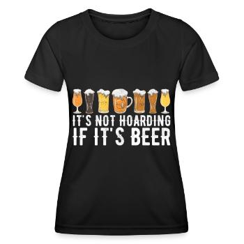 Brassage de bière Brassage de bière - T-shirt sport Femme - noir - Devant - AI Model Female 172 light (172cm)