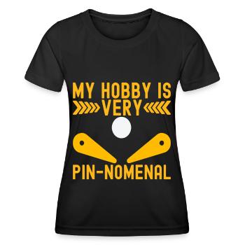 Pinball Flipper - Women's Functional T-Shirt - black - Front - AI Model Female 172 light (172cm)