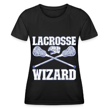 Lacrosse Lacrosse Players - Women's Functional T-Shirt - black - Front - AI Model Female 172 light (172cm)