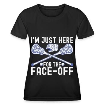 Lacrosse Lacrosse Players - Women's Functional T-Shirt - black - Front - AI Model Female 172 light (172cm)
