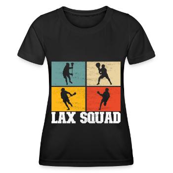Lacrosse Lacrosse Players - Women's Functional T-Shirt - black - Front - AI Model Female 172 light (172cm)