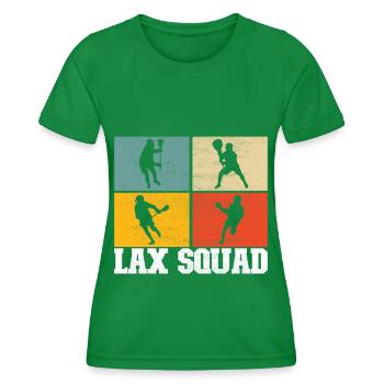 Lacrosse Lacrosse Players - Women's Functional T-Shirt - kelly green - Front - AI Model Female 172 dark (172cm)