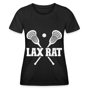 Lacrosse Lacrosse Players - Women's Functional T-Shirt - black - Front - AI Model Female 172 light (172cm)
