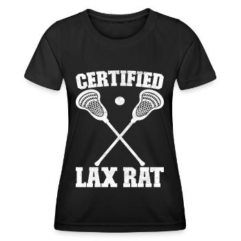 Lacrosse Lacrosse Players - Women's Functional T-Shirt - black - Front - AI Model Female 172 light (172cm)