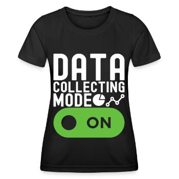 Analyste de données en science des données - T-shirt sport Femme - noir - Devant - AI Model Female 172 light (172cm)
