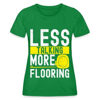 Carrelage Couche de sol - T-shirt sport Femme - vert - Devant - AI Model Female 172 dark (172cm)