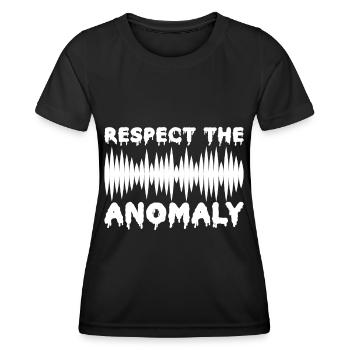 Enquêteur paranormal Chasse aux fantômes - T-shirt sport Femme - noir - Devant - AI Model Female 172 light (172cm)