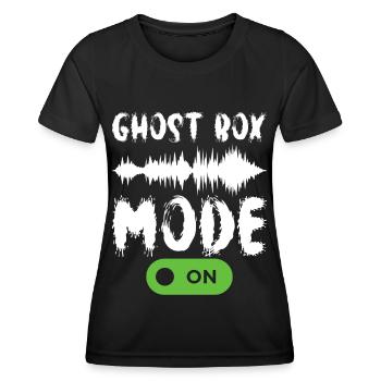 Enquêteur paranormal Chasse aux fantômes - T-shirt sport Femme - noir - Devant - AI Model Female 172 light (172cm)