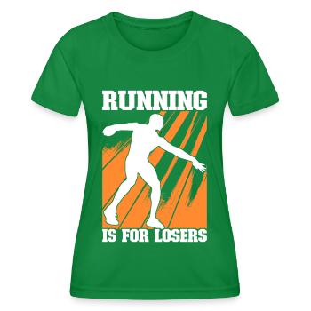 Discus thrower discus throw - Women's Functional T-Shirt - kelly green - Front - AI Model Female 172 dark (172cm)