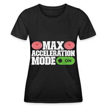 Lancer du disque Lancer du disque - T-shirt sport Femme - noir - Devant - AI Model Female 172 light (172cm)