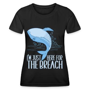 Whales Whale - Women's Functional T-Shirt - black - Front - AI Model Female 172 light (172cm)