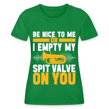 Euphonium Euphoniumspieler - Frauen Funktions-T-Shirt - Kelly Green - Vorne - AI Model Female 172 dark (172cm)