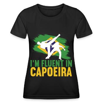 Capoeira Capoeirista - Women's Functional T-Shirt - black - Front - AI Model Female 172 light (172cm)