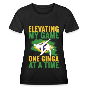 Capoeira Capoeirista - Women's Functional T-Shirt - black - Front - AI Model Female 172 light (172cm)