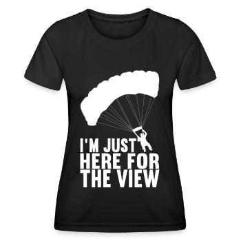 Parachutiste Parachutiste - T-shirt sport Femme - noir - Devant - AI Model Female 172 light (172cm)
