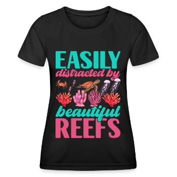 Marine Biology Marine Biologist - Women's Functional T-Shirt - black - Front - AI Model Female 172 light (172cm)