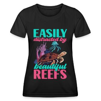 Marine Biology Marine Biologist - Women's Functional T-Shirt - black - Front - AI Model Female 172 light (172cm)