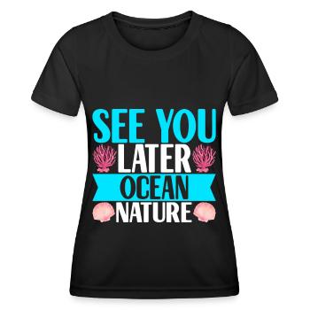 Marine Biology Marine Biologist - Women's Functional T-Shirt - black - Front - AI Model Female 172 light (172cm)