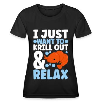 Marine Biology Marine Biologist - Women's Functional T-Shirt - black - Front - AI Model Female 172 light (172cm)