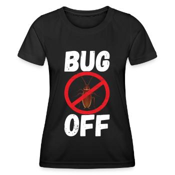 Exterminateur de lutte antiparasitaire - T-shirt sport Femme - noir - Devant - AI Model Female 172 light (172cm)