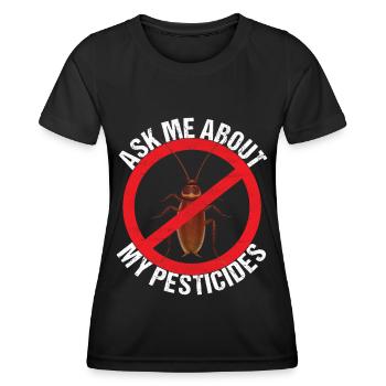 Exterminateurs en lutte antiparasitaire - T-shirt sport Femme - noir - Devant - AI Model Female 172 light (172cm)