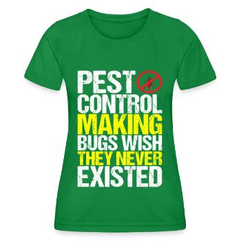 Schädlingsbekämpfung Kammerjäger - Frauen Funktions-T-Shirt - Kelly Green - Vorne - AI Model Female 172 dark (172cm)
