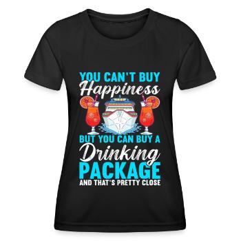 Cruise Holiday Cruise Ship - Women's Functional T-Shirt - black - Front - AI Model Female 172 light (172cm)