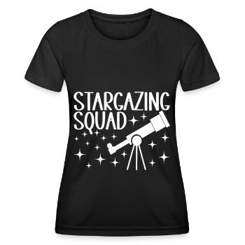 Astronomie astronome - T-shirt sport Femme - noir - Devant - AI Model Female 172 light (172cm)