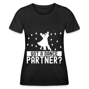 Danse de salon Danseurs de salon Danseurs de salon Danseurs de salon - T-shirt sport Femme - noir - Devant - AI Model Female 172 light (172cm)