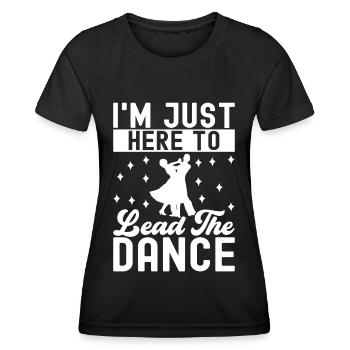 Danse de salon Danseurs de salon Danseurs de salon Danseurs de salon - T-shirt sport Femme - noir - Devant - AI Model Female 172 light (172cm)