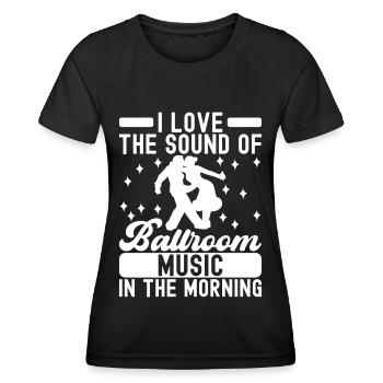 Danse de salon Danseurs de salon Danseurs de salon Danseurs de salon - T-shirt sport Femme - noir - Devant - AI Model Female 172 light (172cm)