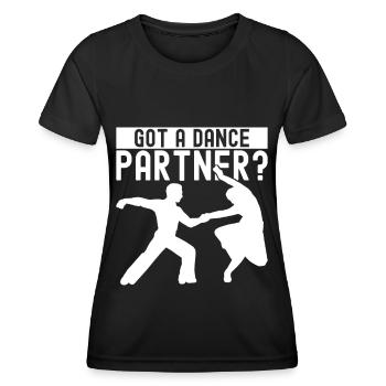 Danse de salon Danseurs de salon Danseurs de salon Danseurs de salon - T-shirt sport Femme - noir - Devant - AI Model Female 172 light (172cm)