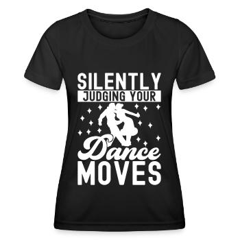 Danse de salon Danseurs de salon Danseurs de salon Danseurs de salon - T-shirt sport Femme - noir - Devant - AI Model Female 172 light (172cm)