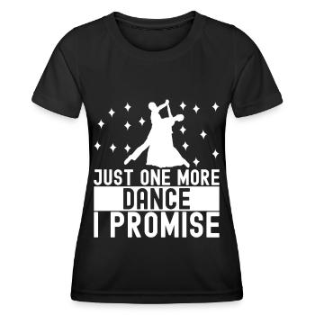 Danse de salon Danseurs de salon Danseurs de salon Danseurs de salon - T-shirt sport Femme - noir - Devant - AI Model Female 172 light (172cm)