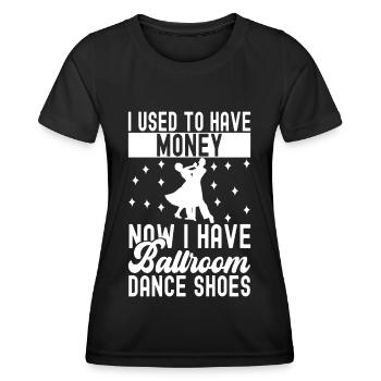 Danse de salon Danseuses de salon Danseuses de salon Danseuses de salon - T-shirt sport Femme - noir - Devant - AI Model Female 172 light (172cm)