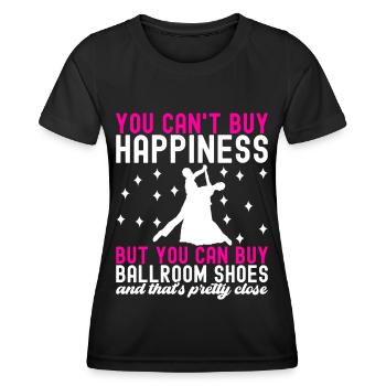 Danse de salon Danseuses de salon Danseuses de salon Danseuses de salon - T-shirt sport Femme - noir - Devant - AI Model Female 172 light (172cm)