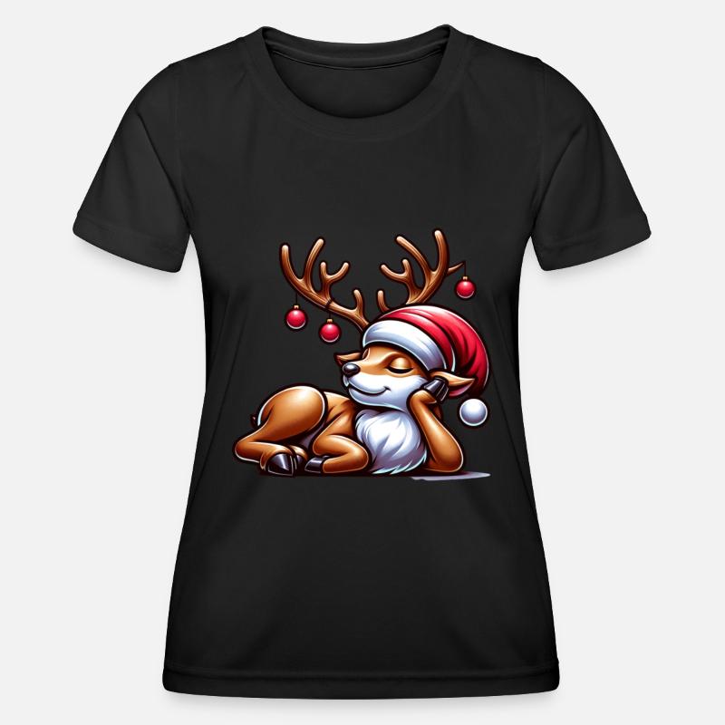 Reindeer - Women's Functional T-Shirt - black