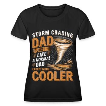 Costume de chasseur de tempête Chasseur de tempête - T-shirt sport Femme - noir - Devant - AI Model Female 172 light (172cm)