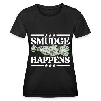Herbs Incense Smudging Spiritual - Women's Functional T-Shirt - black - Front - AI Model Female 172 light (172cm)