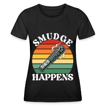 Herbs Incense Smudging Spiritual - Women's Functional T-Shirt - black - Front - AI Model Female 172 light (172cm)