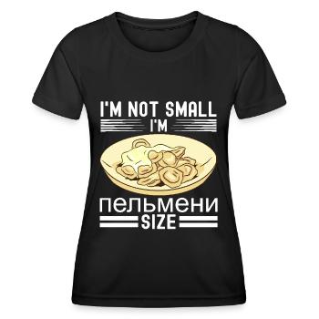 Pelmeni Russian Cuisine - Women's Functional T-Shirt - black - Front - AI Model Female 172 light (172cm)