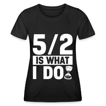 Jeûne intermittent Jeûne intermittent - T-shirt sport Femme - noir - Devant - AI Model Female 172 light (172cm)